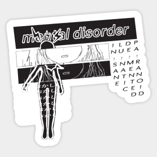 MENTAL DISORDER V1 Sticker